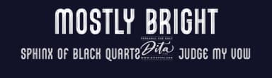 Mostly Bright by Ditatype — Script Handwritten Font — thumbnail 2