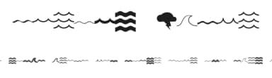 Mostly Waves by Jonathan Macagba — Dingbats Font — thumbnail 1