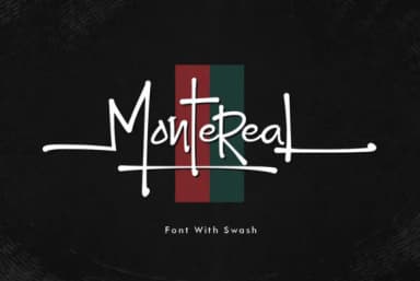Motereal Font by I Do Not Sleep — Script Handwritten Font — thumbnail 1