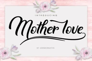 Mother Love Font by Jorse Creative — Script Handwritten Font — thumbnail 1