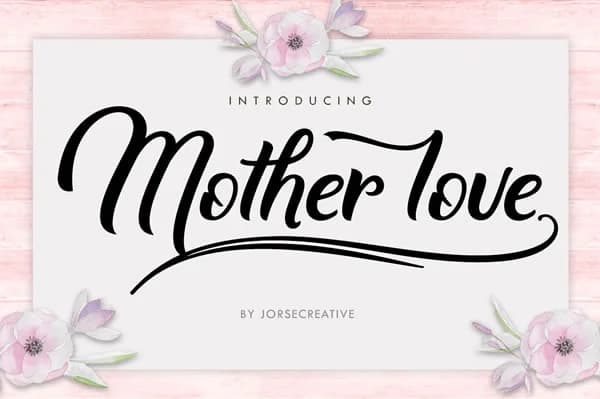 Mother Love Font by Jorse Creative — Script Handwritten Font