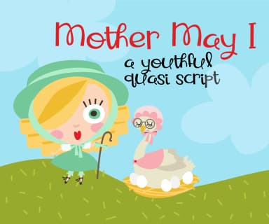 Mother May I Font by Illustration Ink — Script Handwritten Font — thumbnail 1