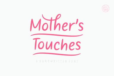 Mother's Touches Font by Situjuh — Script Handwritten Font — thumbnail 1