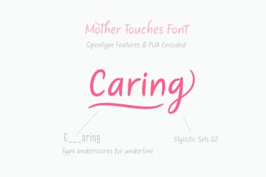 Mother's Touches Font by Situjuh — Script Handwritten Font — thumbnail 2