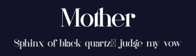 Mother by VPcreativeshop — Serif Font — thumbnail 2