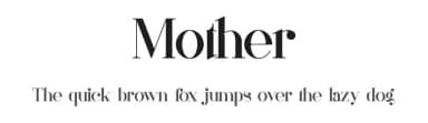 Mother by VPcreativeshop — Serif Font — thumbnail 1
