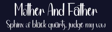 Mother And Father by Andi Moz — Script Handwritten Font — thumbnail 2