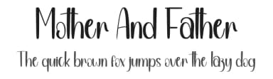 Mother And Father by Andi Moz — Script Handwritten Font — thumbnail 1