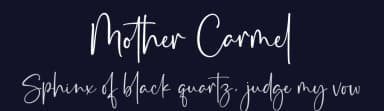 Mother Carmel by Ramli Setiadi — Script Handwritten Font — thumbnail 2