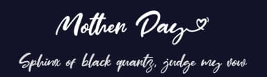 Mother Day by Khurasan — Script Handwritten Font — thumbnail 2