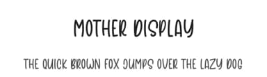 Mother Display by Fillo Graphic — Script Handwritten Font — thumbnail 1