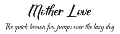 Mother Love by Adefa Studio — Script Handwritten Font — thumbnail 1