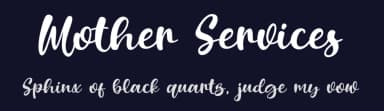 Mother Services by Khurasan — Script Handwritten Font — thumbnail 2