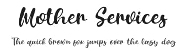 Mother Services by Khurasan — Script Handwritten Font — thumbnail 1