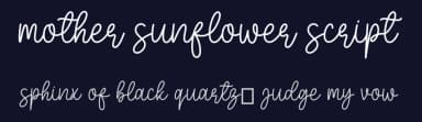 Mother Sunflower Script by AV Type — Script Handwritten Font — thumbnail 2