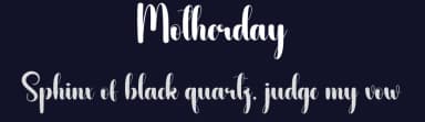 Motherday by Andi Moz — Script Handwritten Font — thumbnail 2