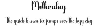 Motherday by Andi Moz — Script Handwritten Font — thumbnail 1