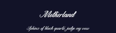 Motherland by Cat.B — Script Handwritten Font — thumbnail 2