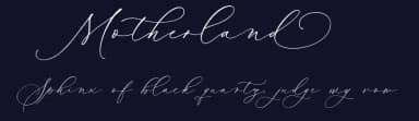 Motherland by Lunas Type — Script Handwritten Font — thumbnail 2