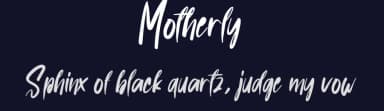 Motherly by Andi Moz — Script Handwritten Font — thumbnail 2
