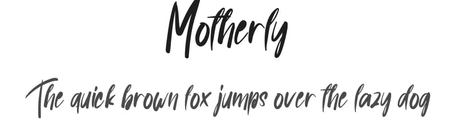 Motherly by Andi Moz — Script Handwritten Font