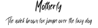 Motherly by Andi Moz — Script Handwritten Font — thumbnail 1