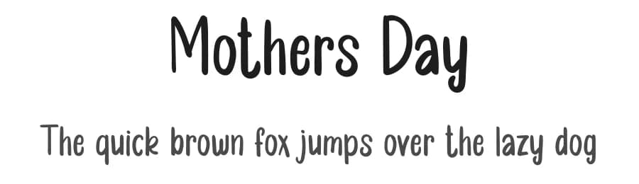 Mothers Day by Erik Studio — Script Handwritten Font