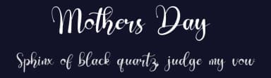 Mothers Day by Kateeng Ciu — Script Handwritten Font — thumbnail 2