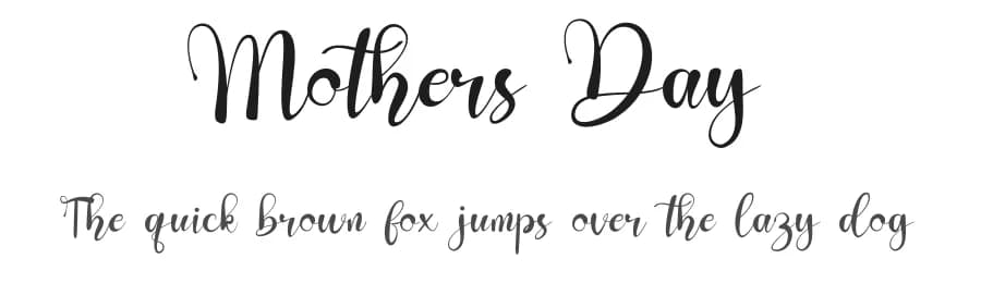 Mothers Day by Kateeng Ciu — Script Handwritten Font