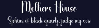 Mothers House by Andi Moz — Script Handwritten Font — thumbnail 2