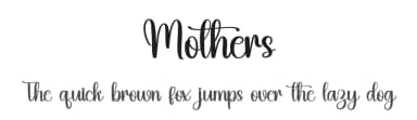 Mothers by Inermedia Studio — Script Handwritten Font — thumbnail 1