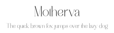 Motherva by Aluyeah Studio — Serif Font — thumbnail 1