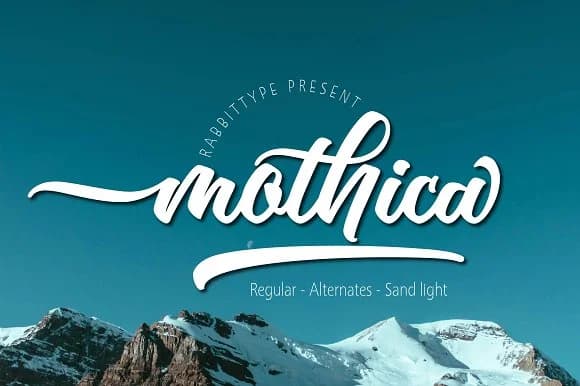 Mothica Script Font by Olexstudio — Script Handwritten Font