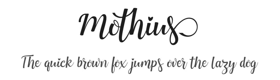 Mothius by Utopia 19 — Script Handwritten Font