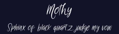 Mothy by nomlimofont — Script Handwritten Font — thumbnail 2
