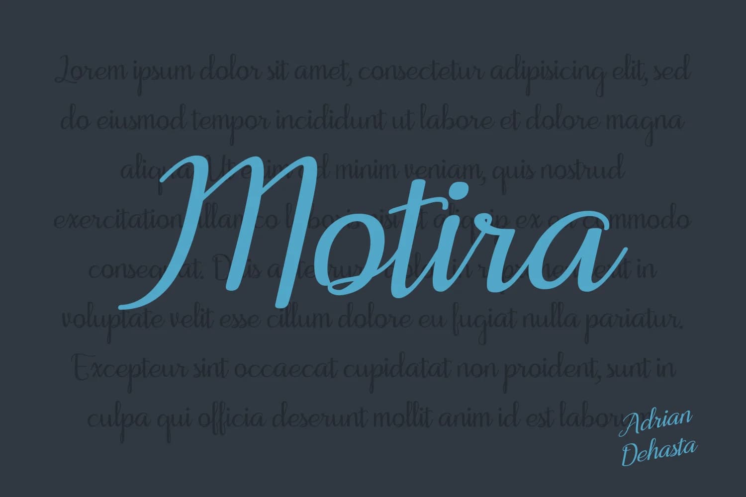 Motira Font by Andrian Dehasta — Script Handwritten Font