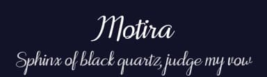 Motira by 7NTypes — Script Handwritten Font — thumbnail 2