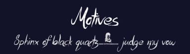 Motives by JSH creates — Script Handwritten Font — thumbnail 2