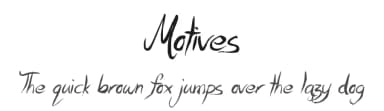 Motives by JSH creates — Script Handwritten Font — thumbnail 1