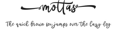 Mottas by WDfont — Script Handwritten Font — thumbnail 1