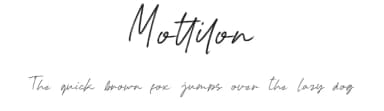 Mottilon by Salamahtype.com — Script Handwritten Font — thumbnail 1