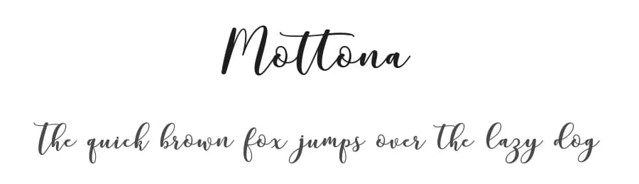 Mottona by Creative.Lafont — Script Handwritten Font
