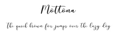 Mottona by Creative.Lafont — Script Handwritten Font — thumbnail 1