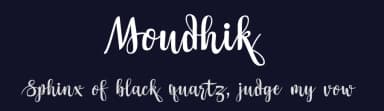 Moudhik by LittleWind Studio — Script Handwritten Font — thumbnail 2