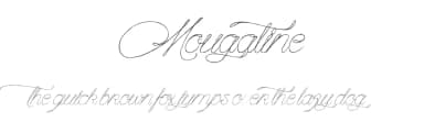 Mougatine by Maelle.K | Thomas Boucherie — Script Handwritten Font — thumbnail 1