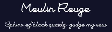 Moulin Rouge by Qkila — Script Handwritten Font — thumbnail 2