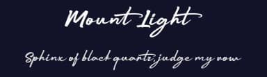 Mount Light by FHFont — Script Handwritten Font — thumbnail 2