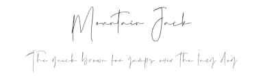 Mountain Jack by Moove Studio — Script Handwritten Font — thumbnail 1