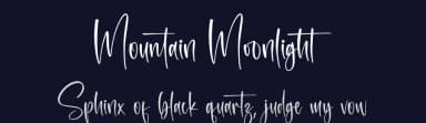 Mountain Moonlight by Letterena Studios — Script Handwritten Font — thumbnail 2