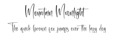 Mountain Moonlight by Letterena Studios — Script Handwritten Font — thumbnail 1